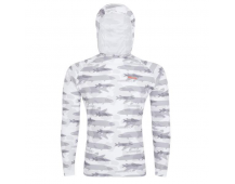 Футболка Pike Sunshield Hoodie, Print Camo Grey M